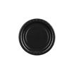 Picture of PAPER PLATES BLACK 18CM - 6 PACK